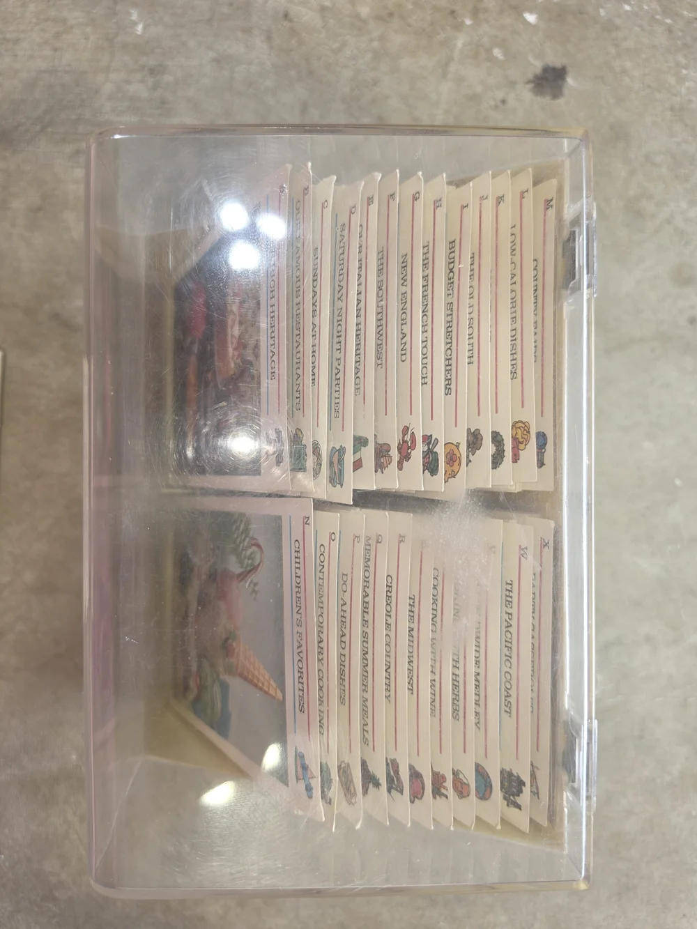 Vintage McCall's Great American Recipe Card Collection w/ Original Box